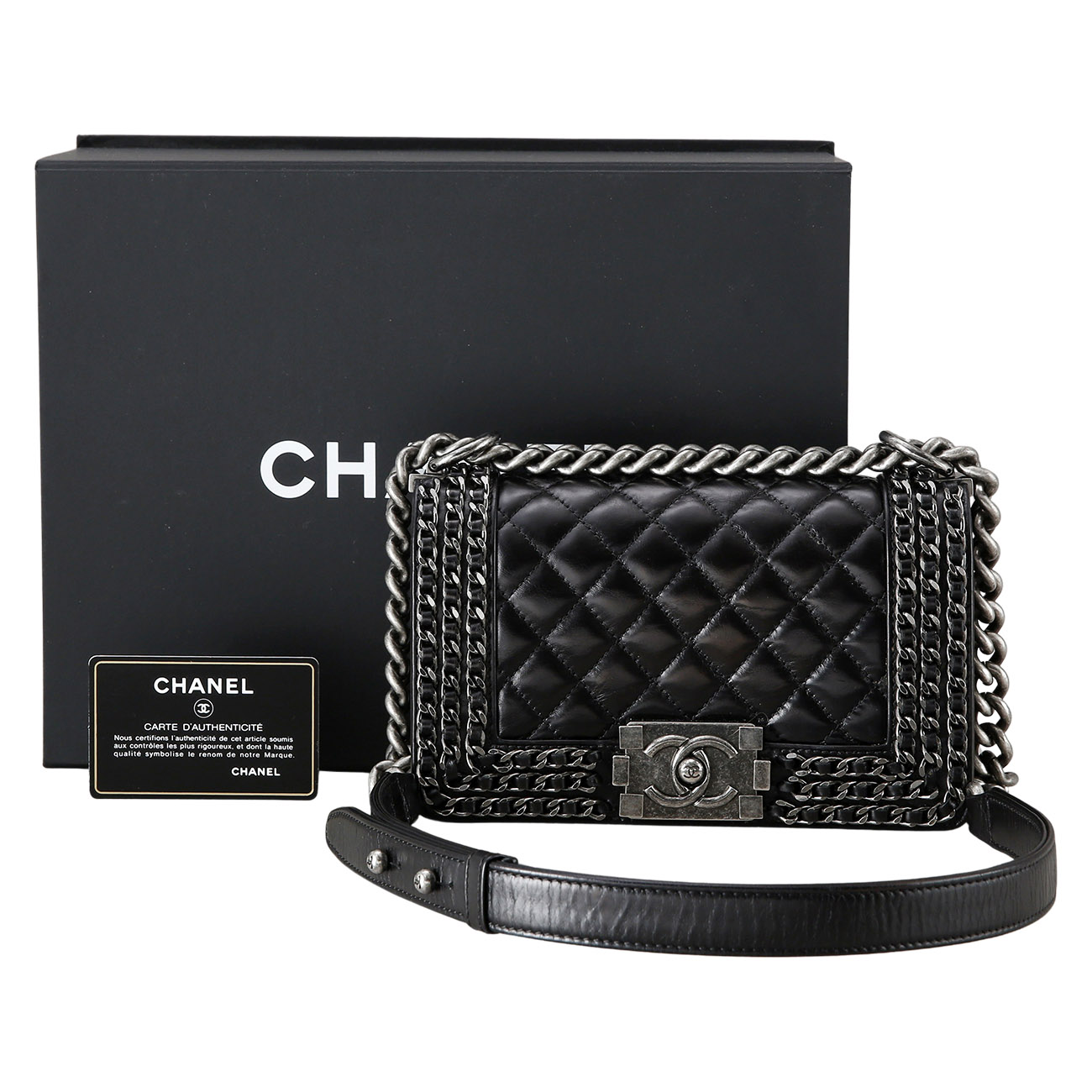 CHANEL(USED)K샤넬 시즌 보이샤넬 스몰