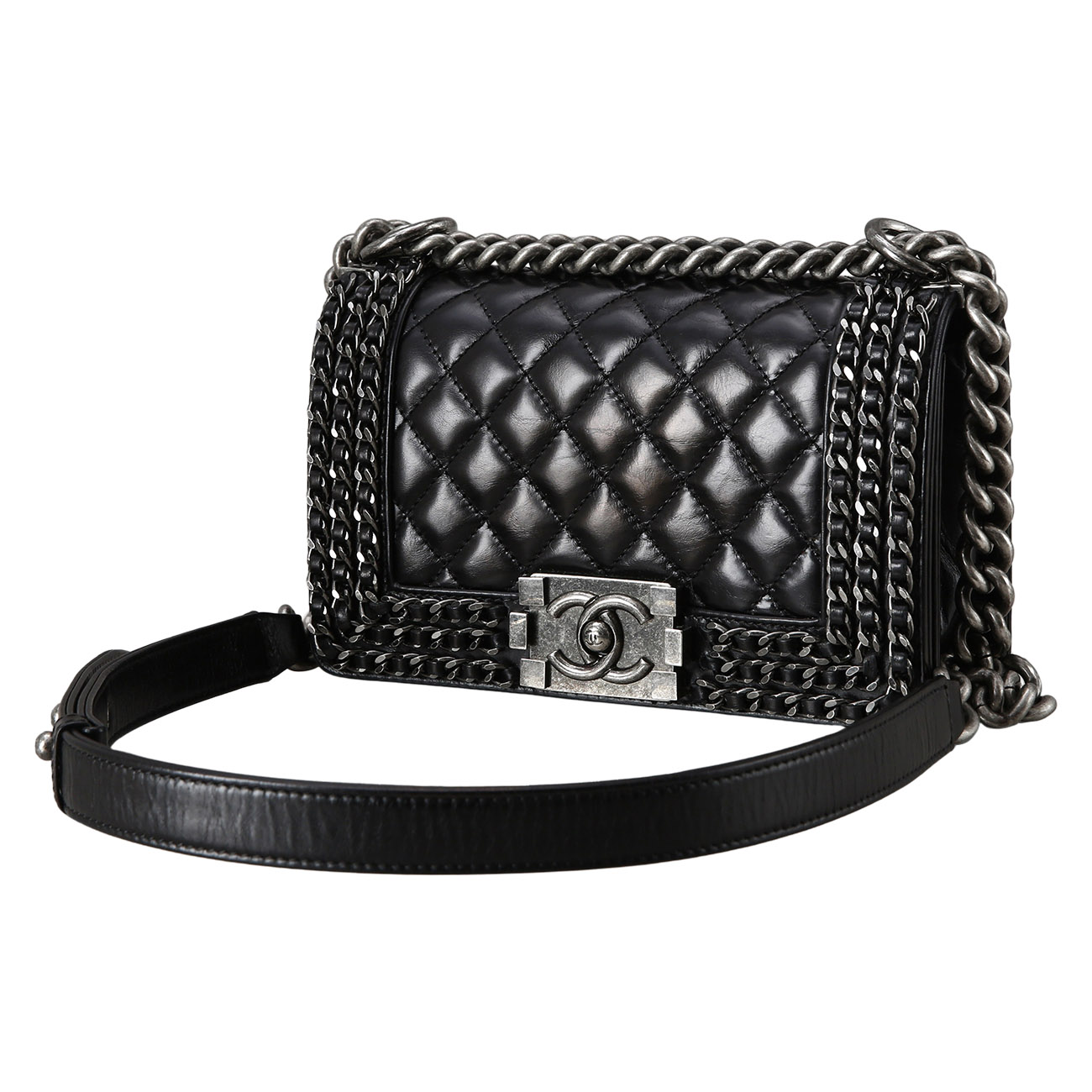 CHANEL(USED)K샤넬 시즌 보이샤넬 스몰