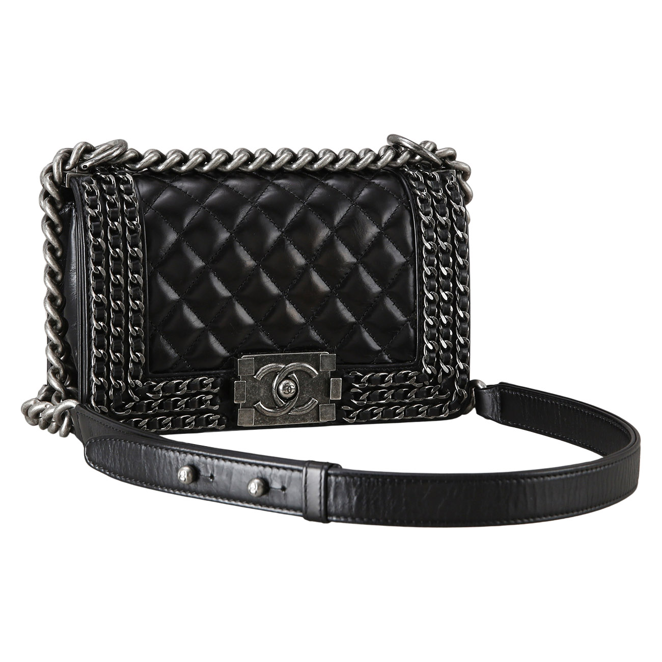 CHANEL(USED)K샤넬 시즌 보이샤넬 스몰
