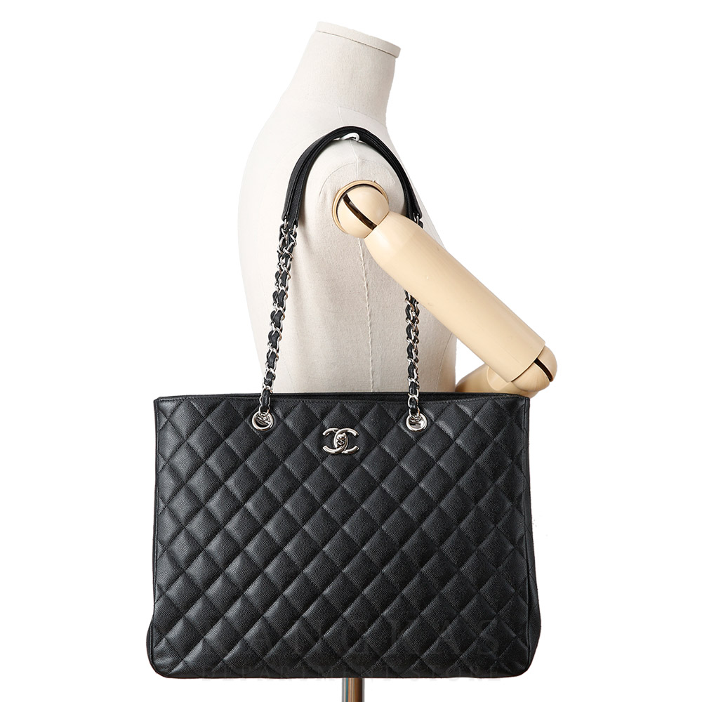 CHANEL(USED)샤넬 캐비어 타임리스 쇼핑백