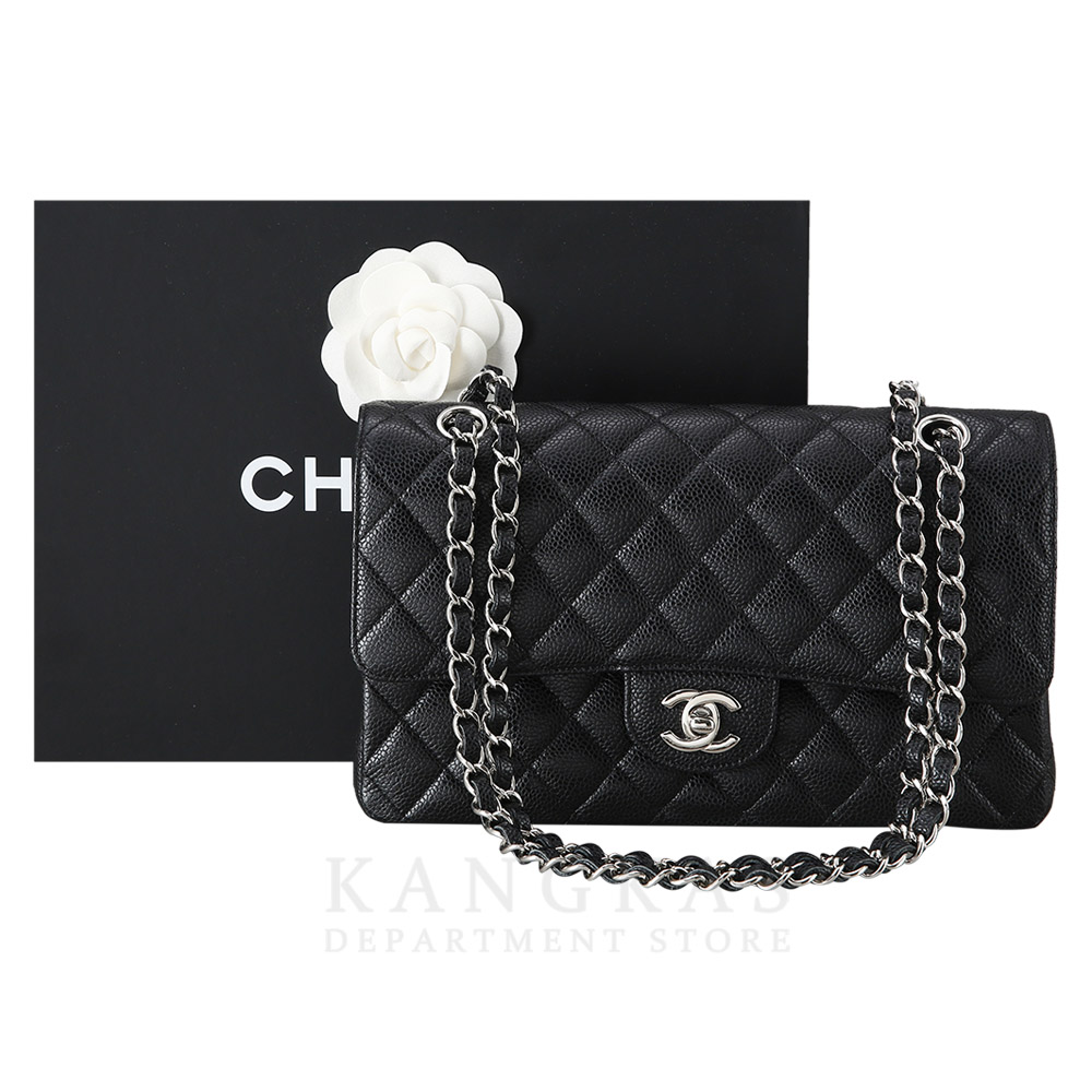 CHANEL(USED)샤넬 클래식 캐비어 미듐