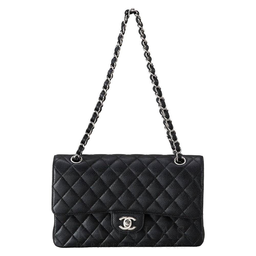 CHANEL(USED)샤넬 클래식 캐비어 미듐