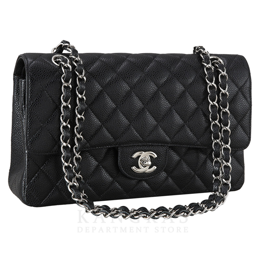 CHANEL(USED)샤넬 클래식 캐비어 미듐