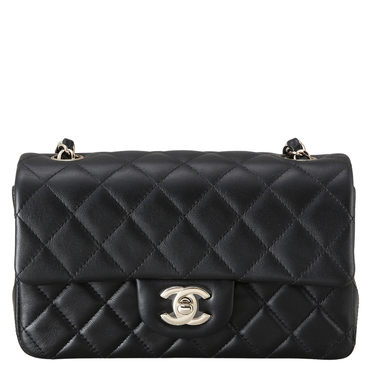 CHANEL(USED)샤넬 램스킨 클래식 뉴미니
