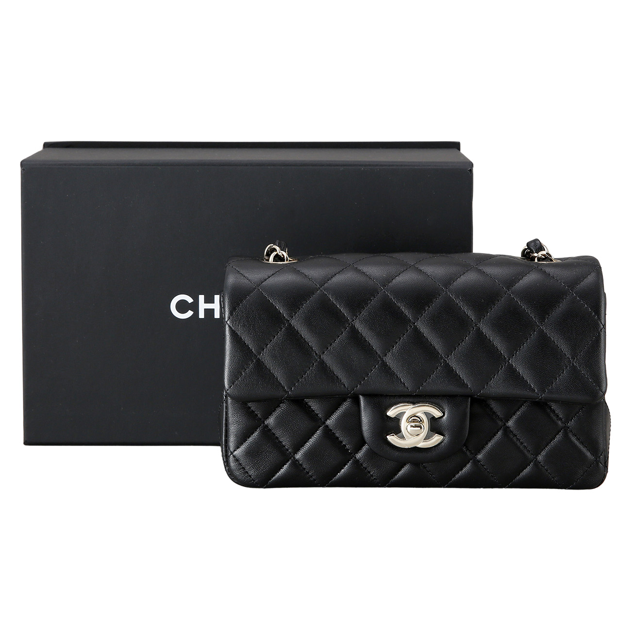 CHANEL(USED)샤넬 램스킨 클래식 뉴미니