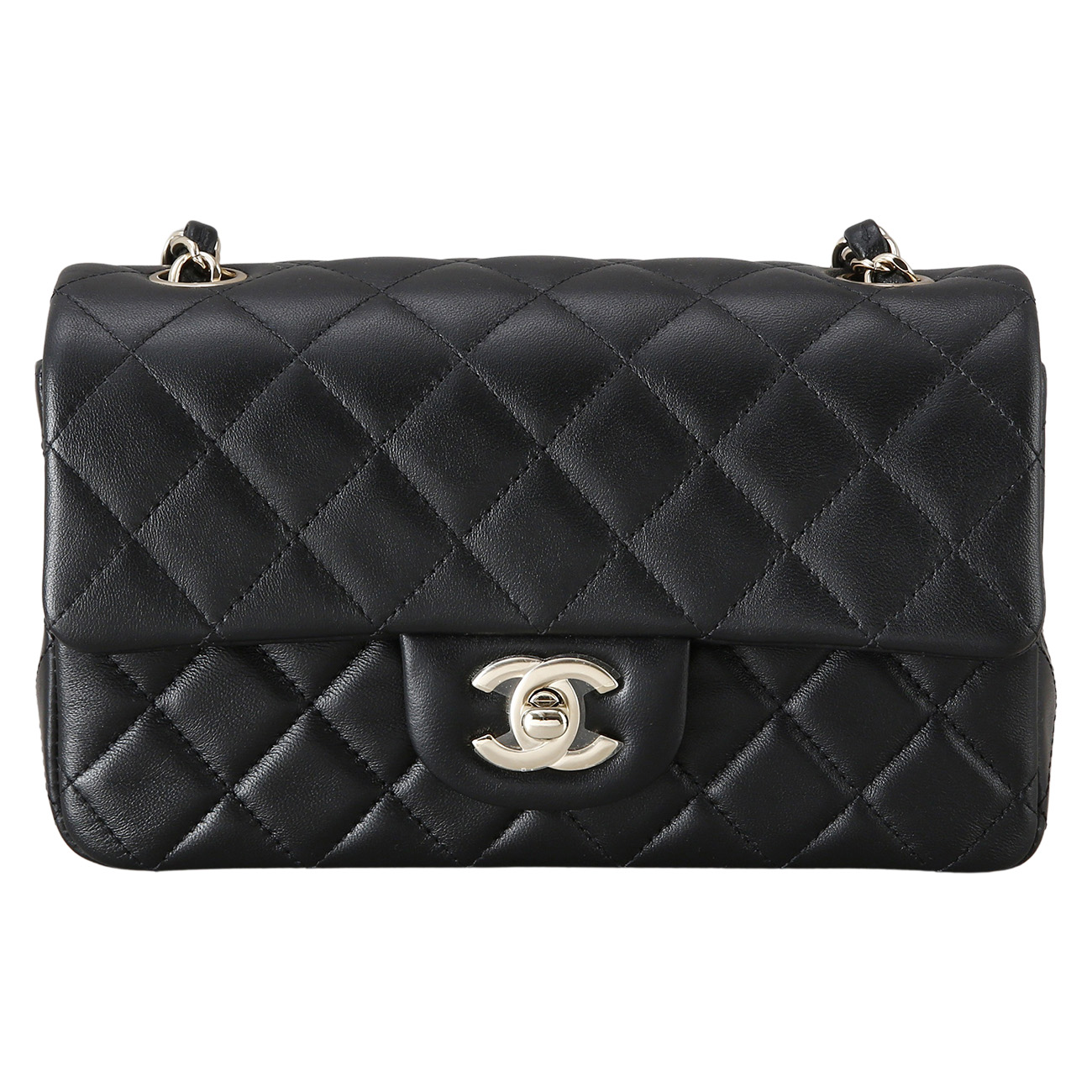 CHANEL(USED)샤넬 램스킨 클래식 뉴미니