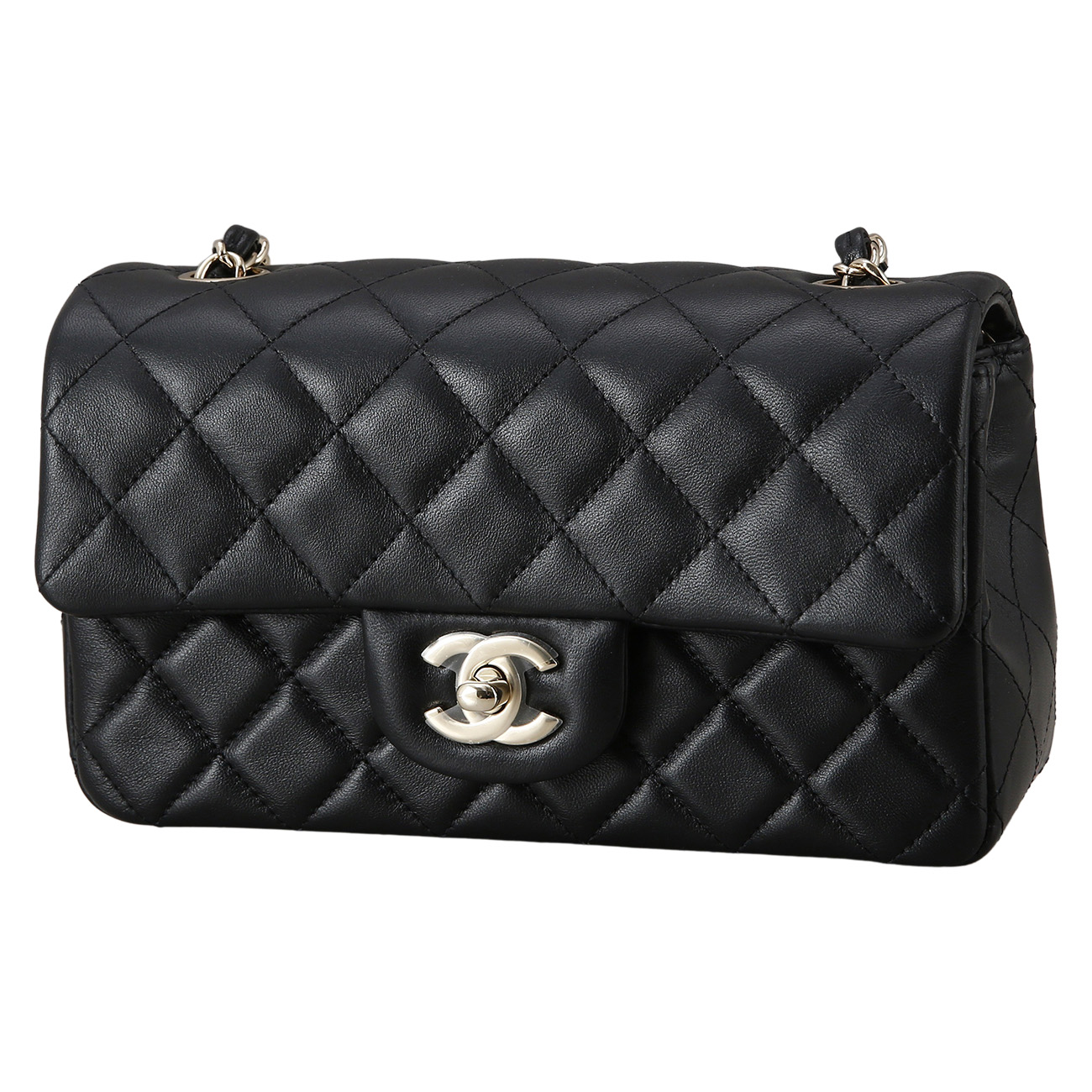 CHANEL(USED)샤넬 램스킨 클래식 뉴미니
