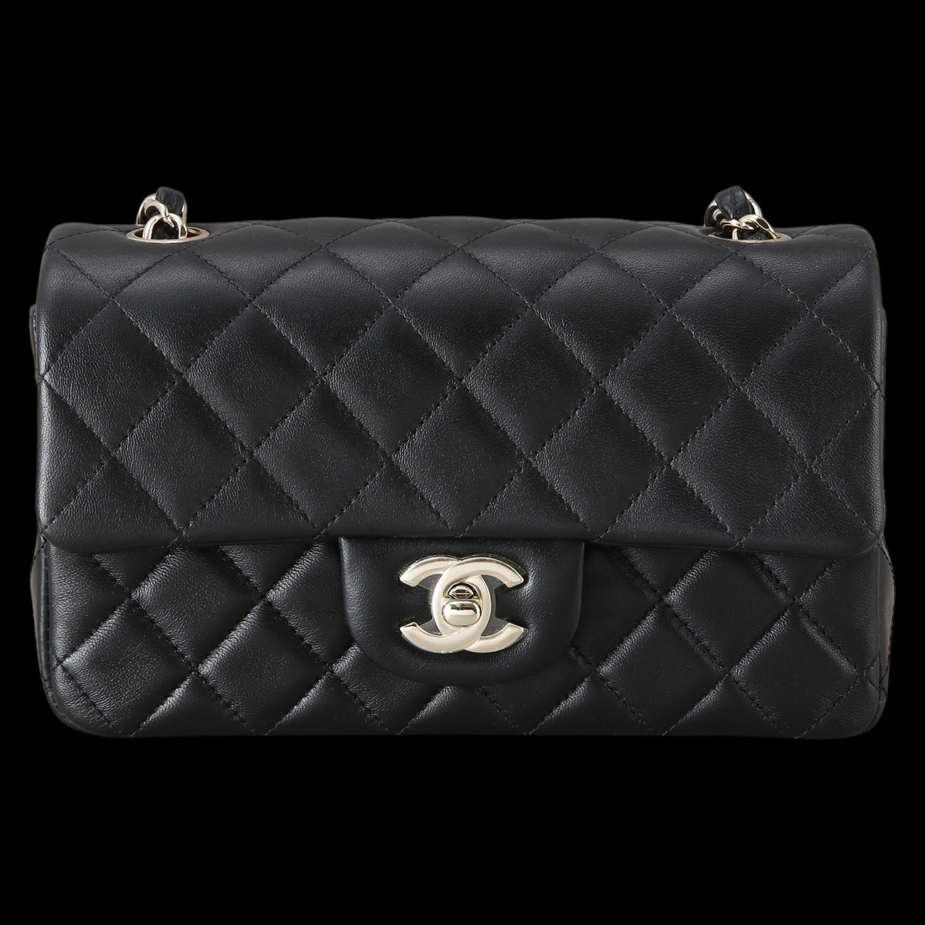 CHANEL(USED)샤넬 램스킨 클래식 뉴미니