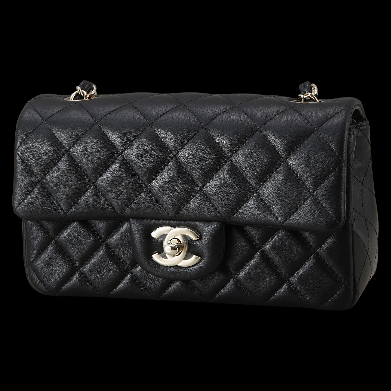 CHANEL(USED)샤넬 램스킨 클래식 뉴미니