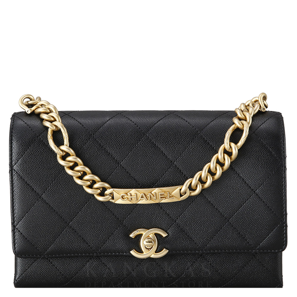 CHANEL(USED)샤넬 AS2764 캐비어 금장 체인백