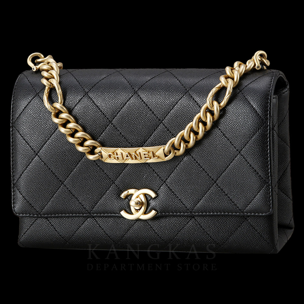 CHANEL(USED)샤넬 AS2764 캐비어 금장 체인백