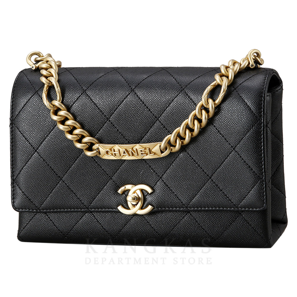 CHANEL(USED)샤넬 AS2764 캐비어 금장 체인백