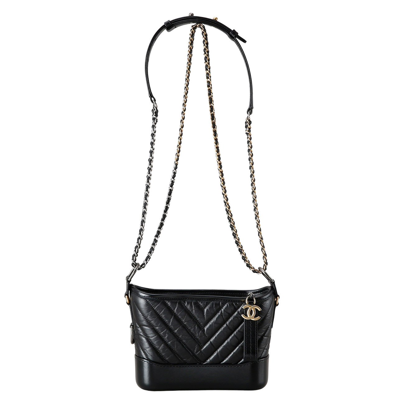 CHANEL(USED)샤넬 쉐브론 가브리엘 호보 스몰