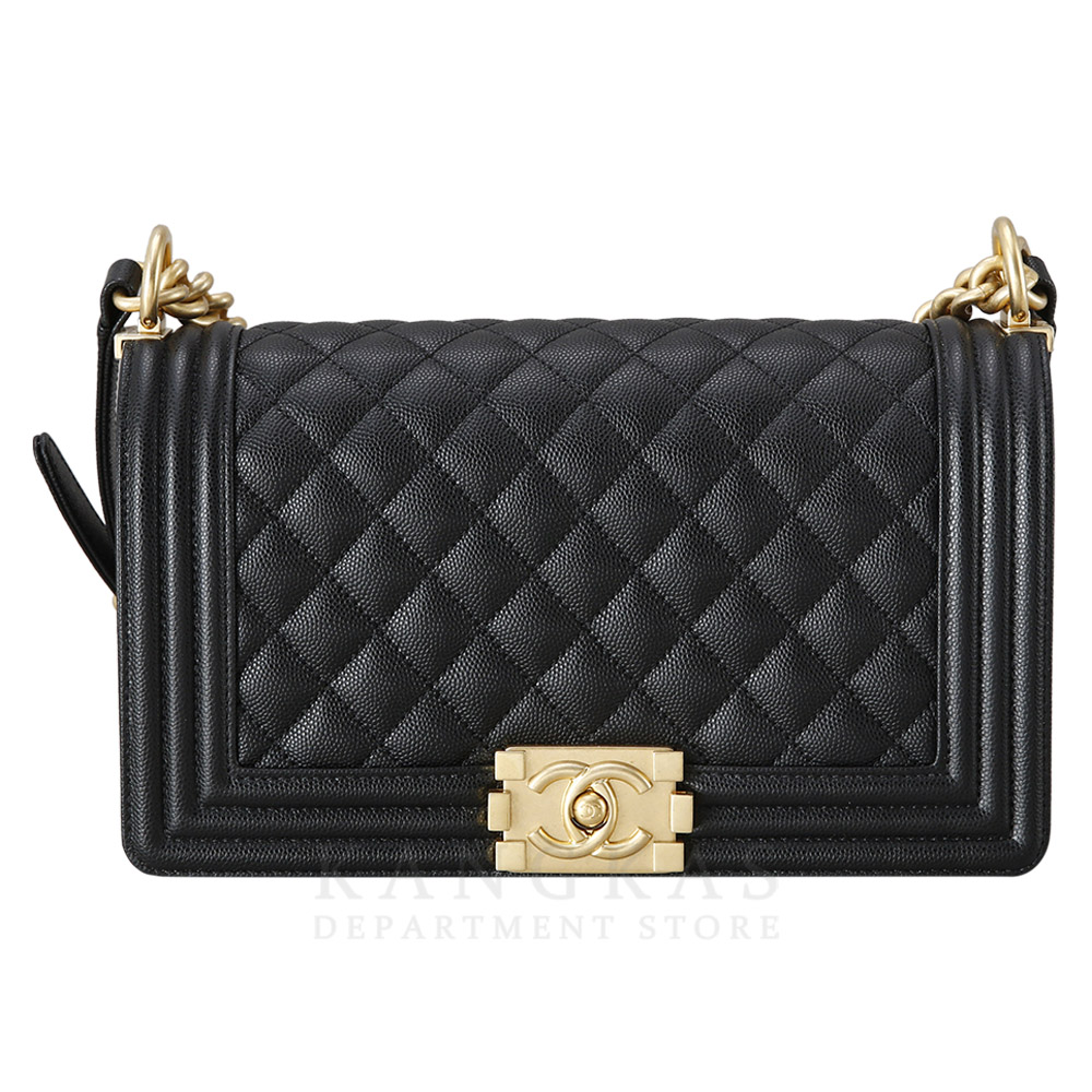 CHANEL(USED)샤넬 캐비어 보이샤넬 미듐 플랩백