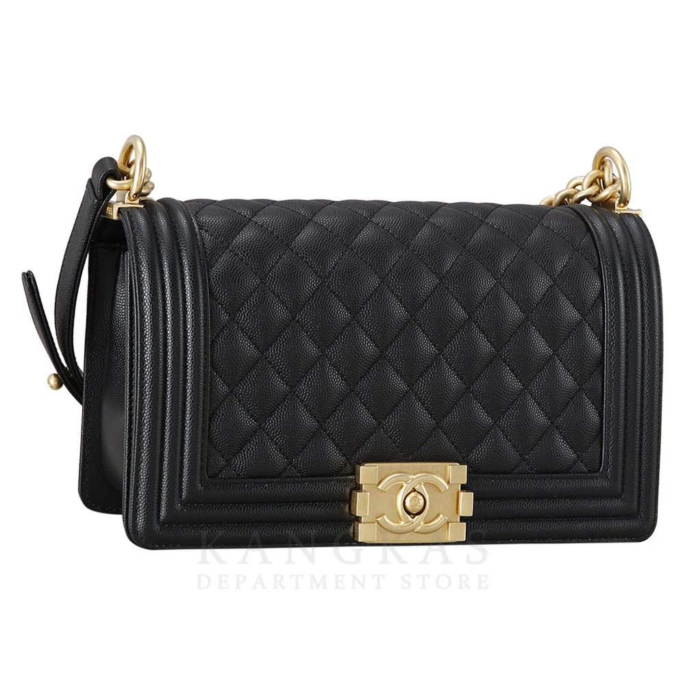 CHANEL(USED)샤넬 캐비어 보이샤넬 미듐 플랩백