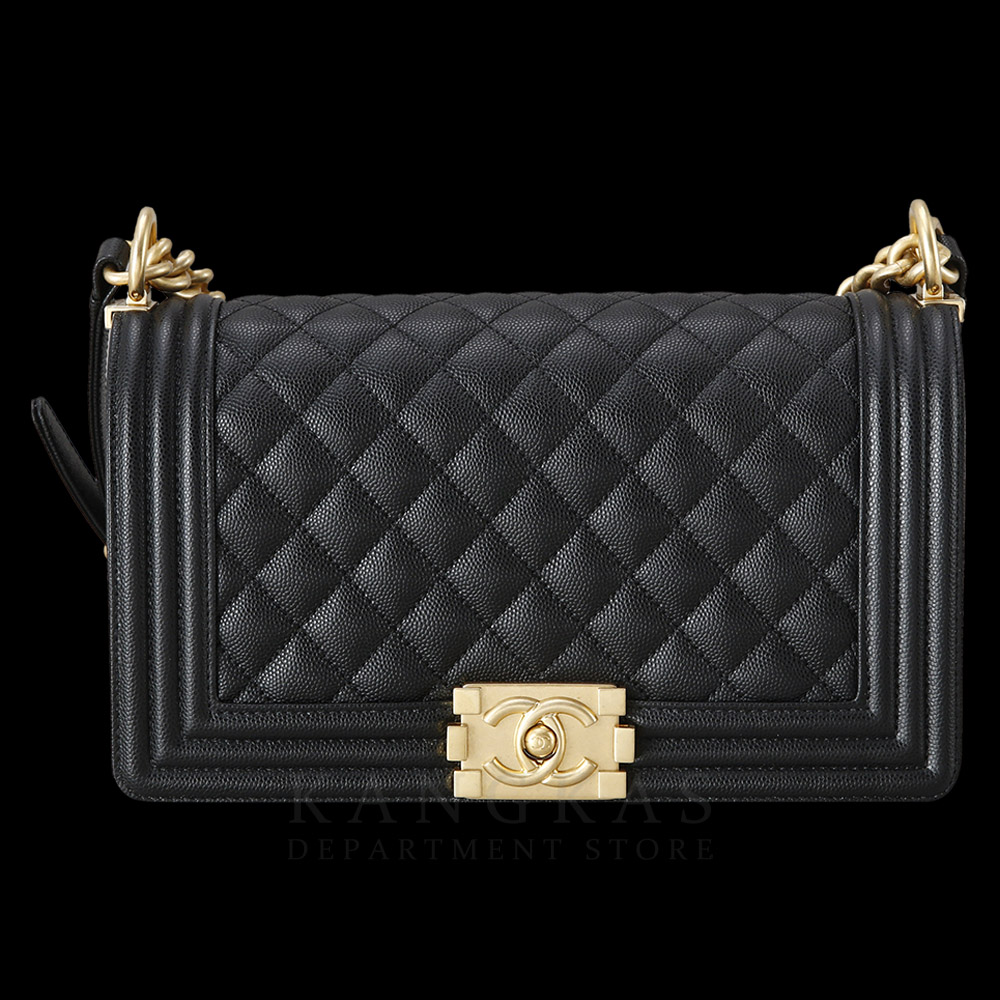 CHANEL(USED)샤넬 캐비어 보이샤넬 미듐 플랩백