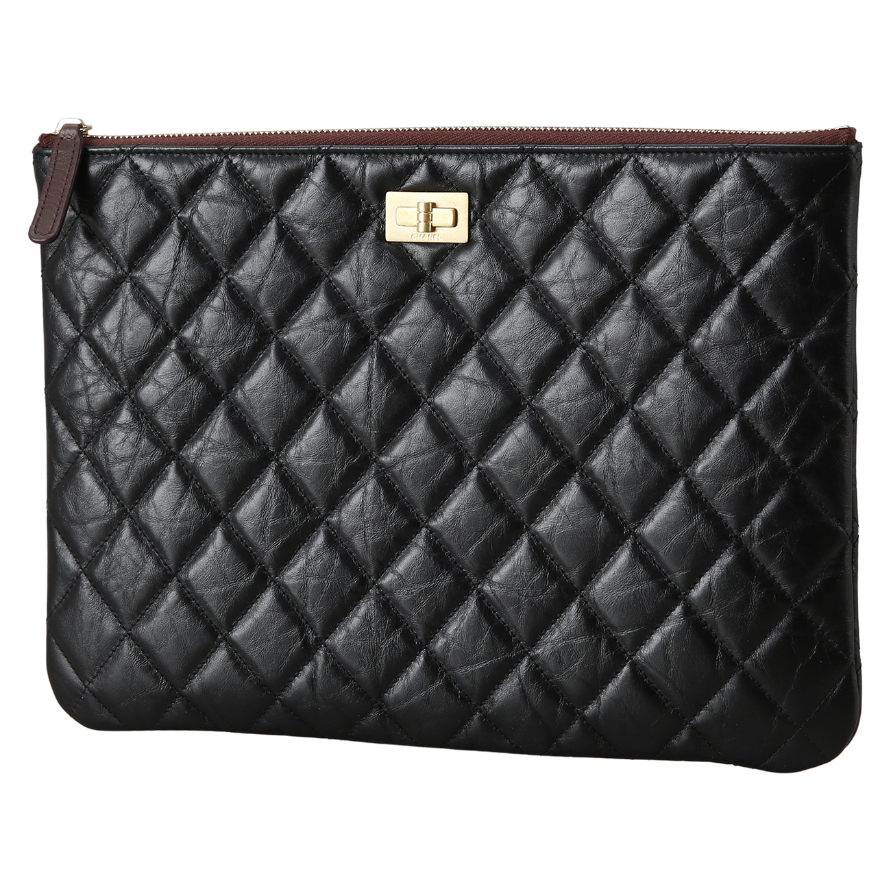 CHANEL(USED)샤넬 2.55 빈티지 클러치 뉴미듐