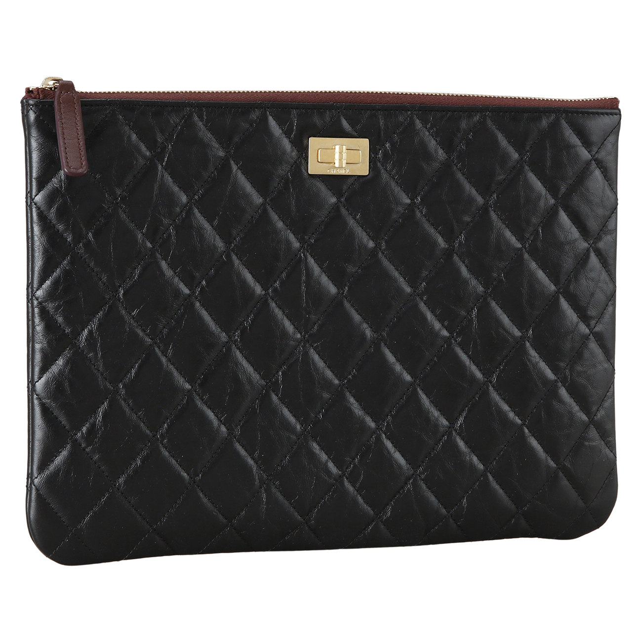 CHANEL(USED)샤넬 2.55 빈티지 클러치 뉴미듐