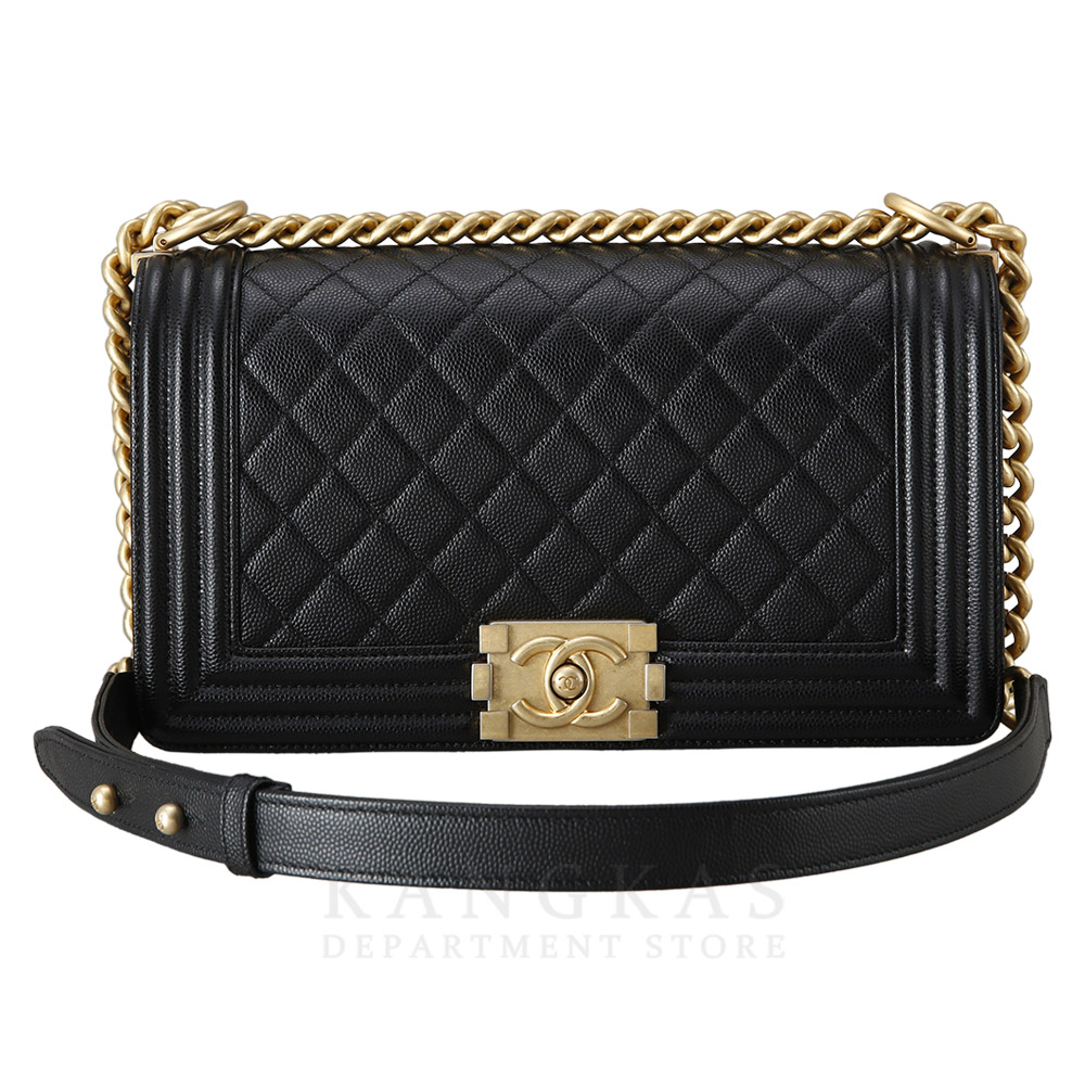 CHANEL(USED)샤넬 캐비어 보이샤넬 미듐 플랩백