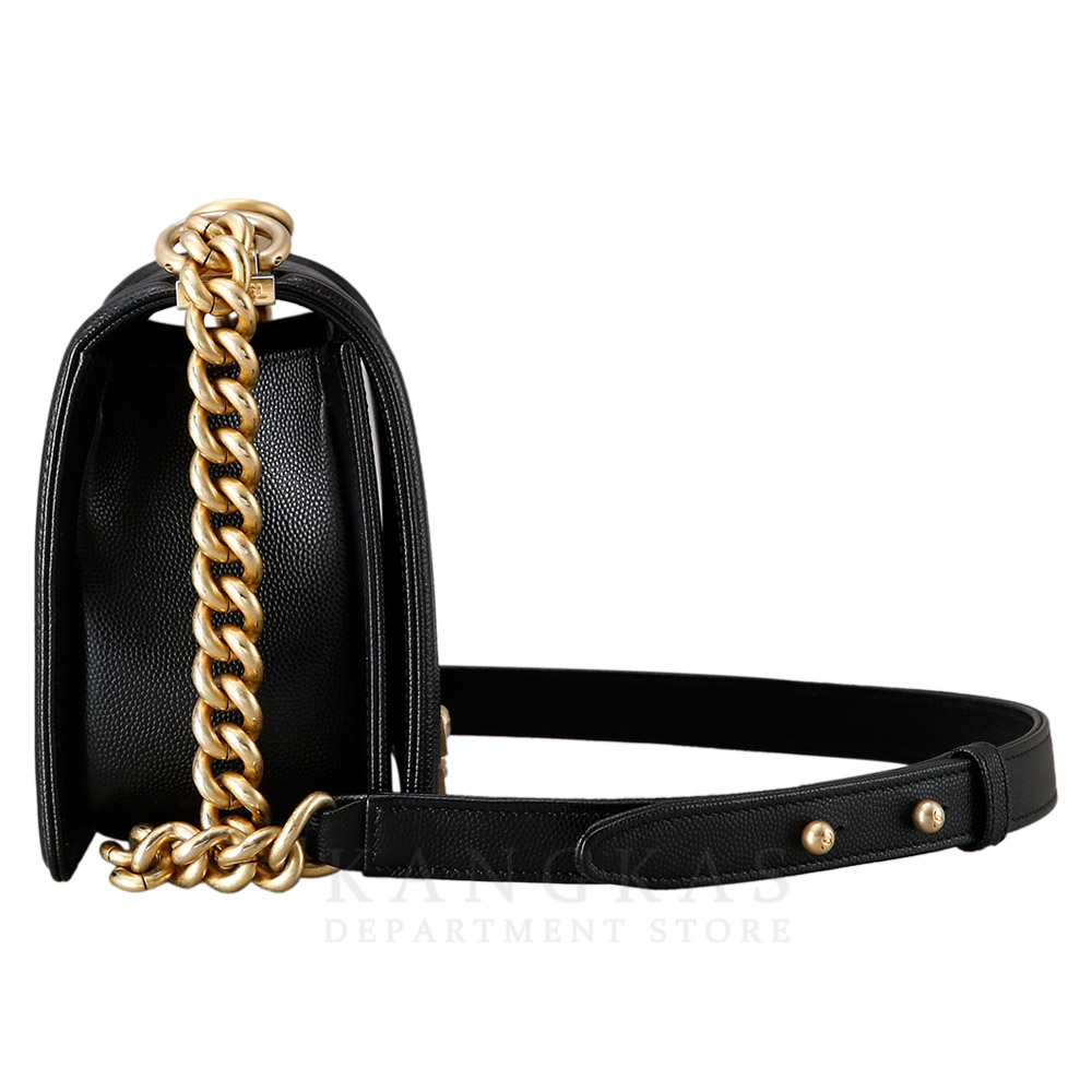 CHANEL(USED)샤넬 캐비어 보이샤넬 미듐 플랩백