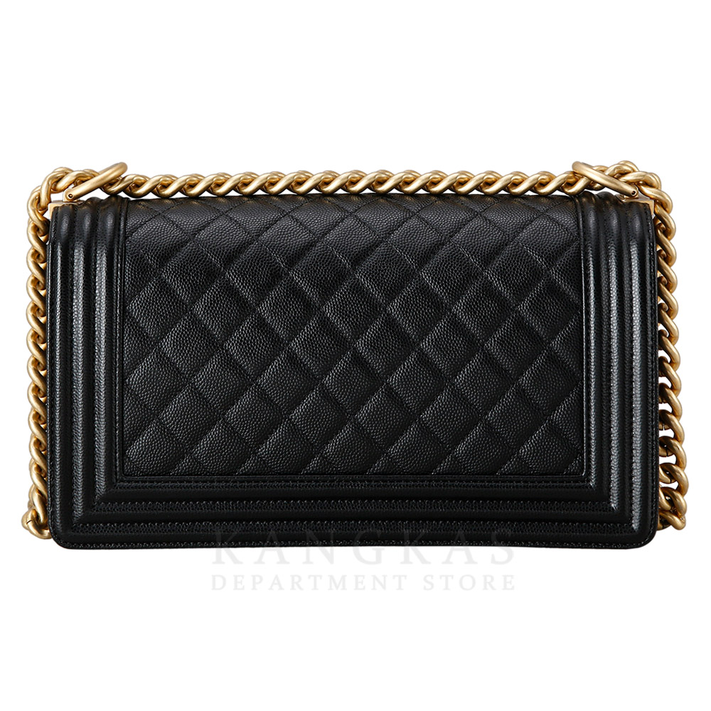 CHANEL(USED)샤넬 캐비어 보이샤넬 미듐 플랩백