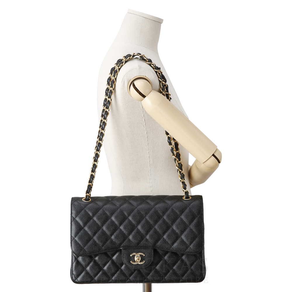 CHANEL(USED)샤넬 캐비어 클래식 라지 플랩백
