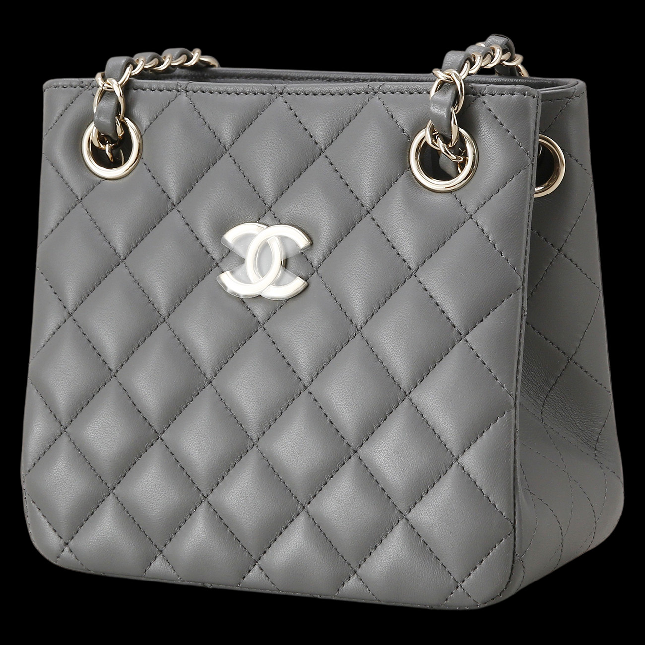 CHANEL(USED)샤넬 시즌 클래식 미니 버킷백