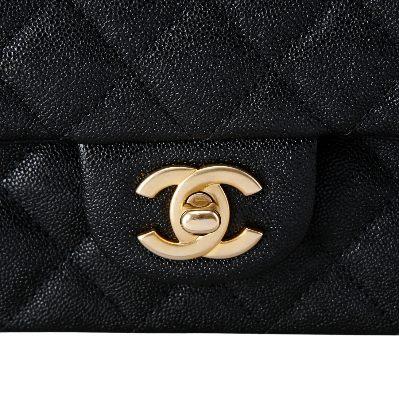 CHANEL(USED)샤넬 캐비어 클래식 뉴미니 탑핸들