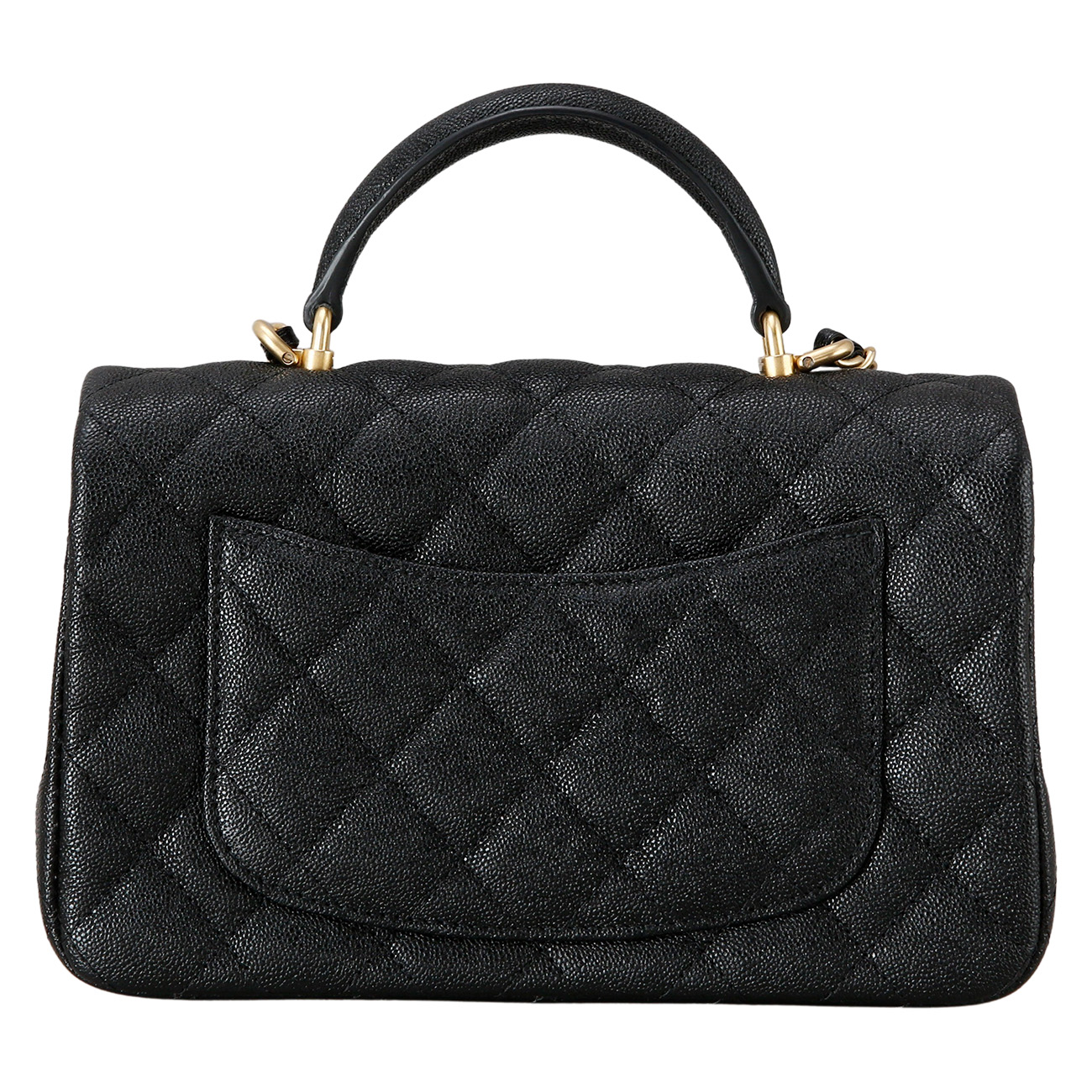 CHANEL(USED)샤넬 캐비어 클래식 뉴미니 탑핸들