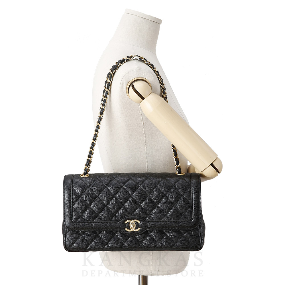 CHANEL(USED)샤넬 A91056 시즌 캐비어 체인 플랩백