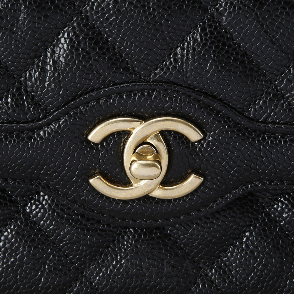 CHANEL(USED)샤넬 A91056 시즌 캐비어 체인 플랩백