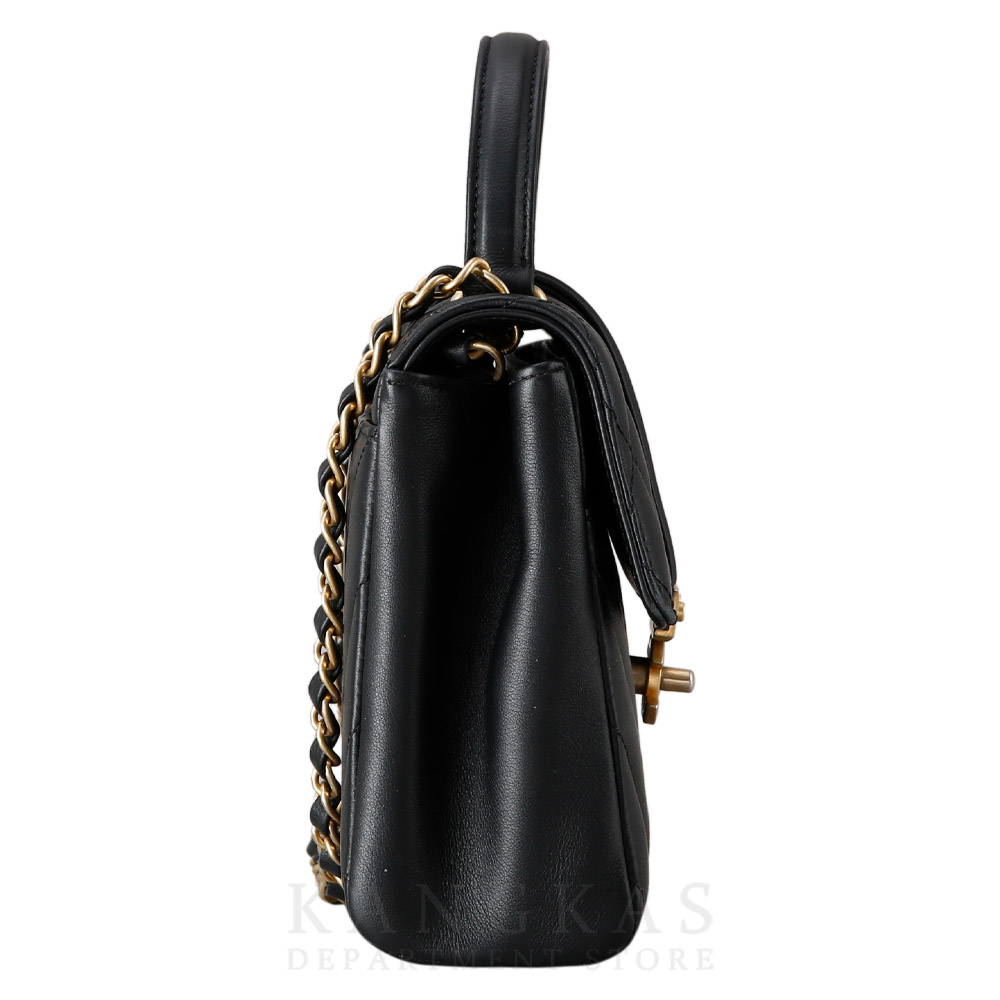 CHANEL(USED)샤넬 시즌 쉐브론 퀼팅 탑핸들 체인백