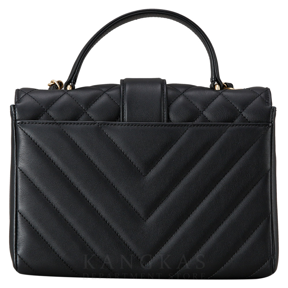 CHANEL(USED)샤넬 시즌 쉐브론 퀼팅 탑핸들 체인백