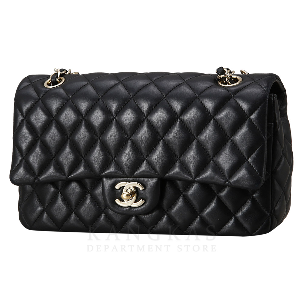 CHANEL(USED)샤넬 시즌 클래식 램스킨 미듐 플랩백
