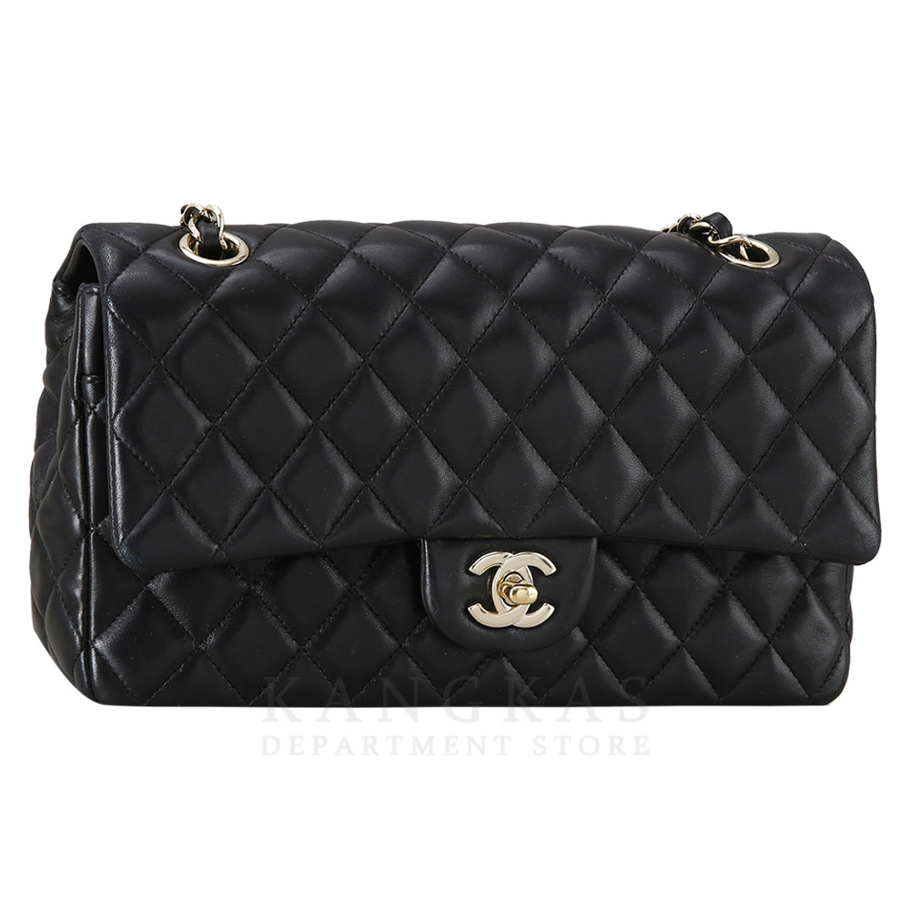 CHANEL(USED)샤넬 시즌 클래식 램스킨 미듐 플랩백