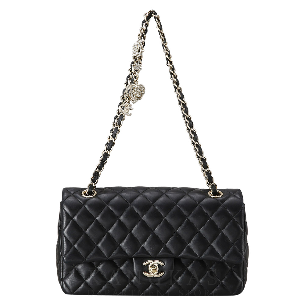 CHANEL(USED)샤넬 시즌 클래식 램스킨 미듐 플랩백