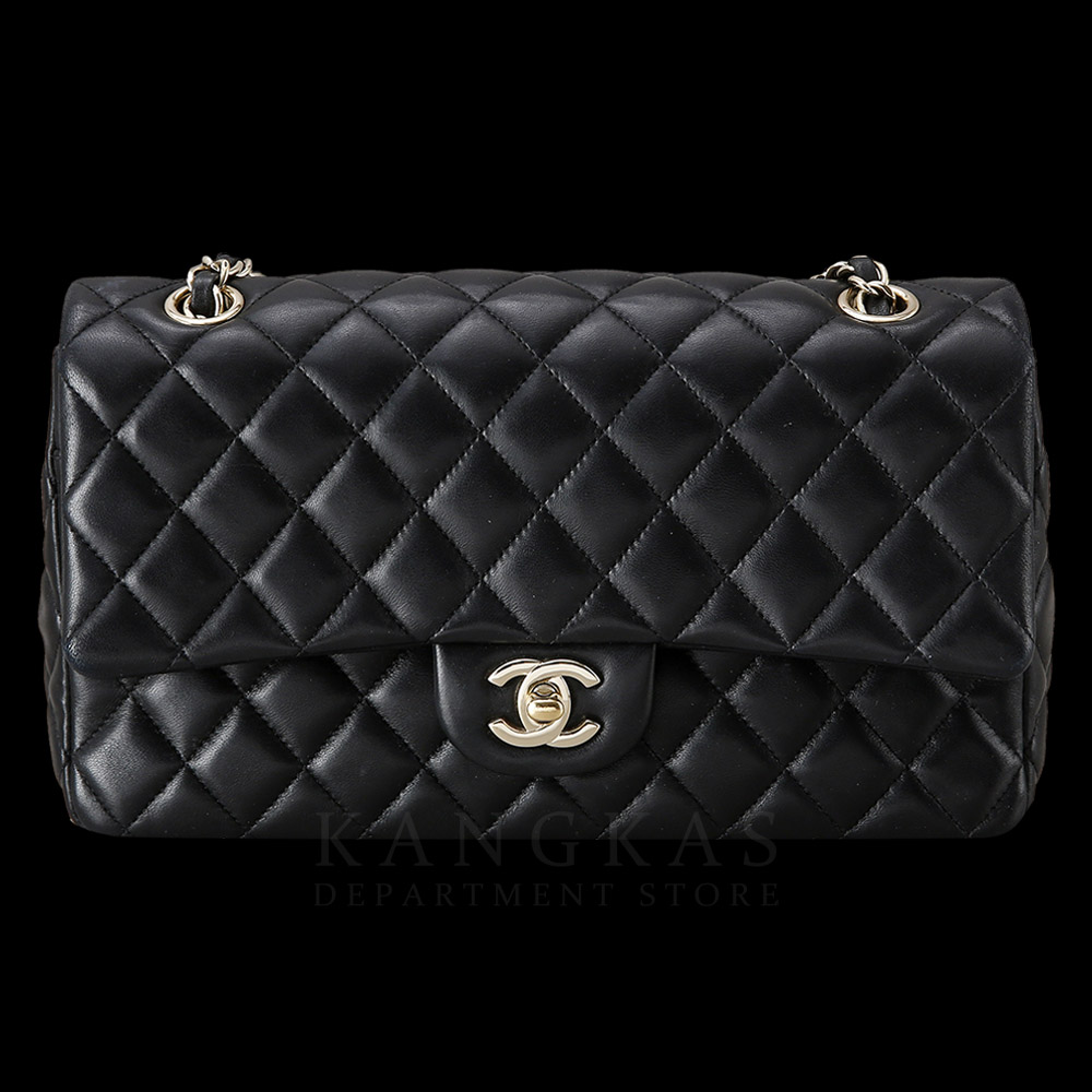 CHANEL(USED)샤넬 시즌 클래식 램스킨 미듐 플랩백