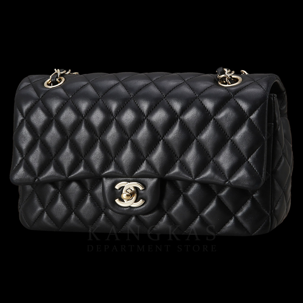 CHANEL(USED)샤넬 시즌 클래식 램스킨 미듐 플랩백
