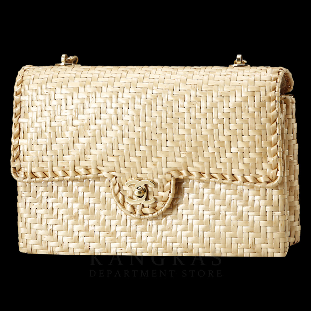 CHANEL(USED)샤넬 시즌 라탄 플랩백