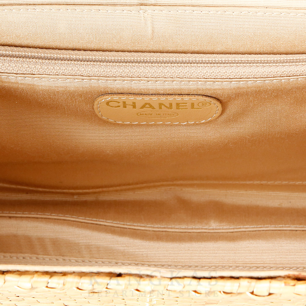 CHANEL(USED)샤넬 시즌 라탄 플랩백
