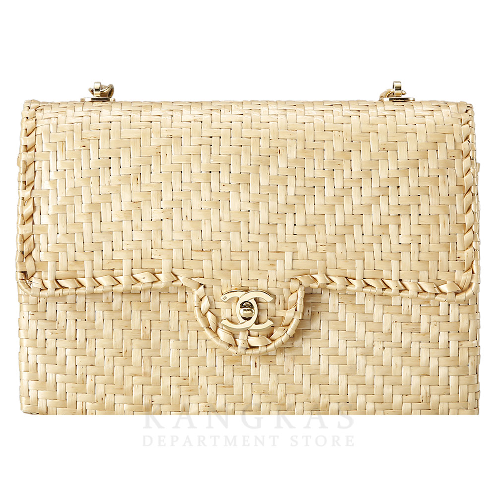 CHANEL(USED)샤넬 시즌 라탄 플랩백