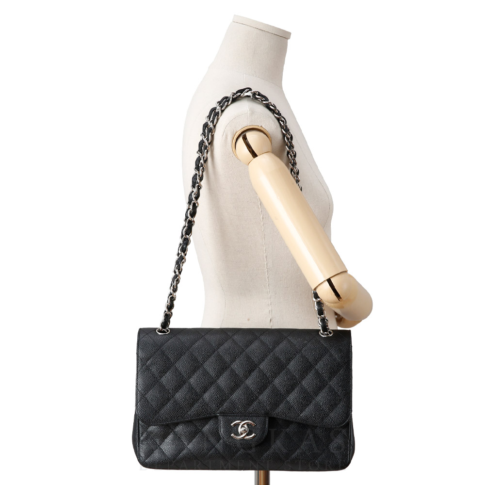 CHANEL(USED)샤넬 캐비어 클래식 라지 플랩백