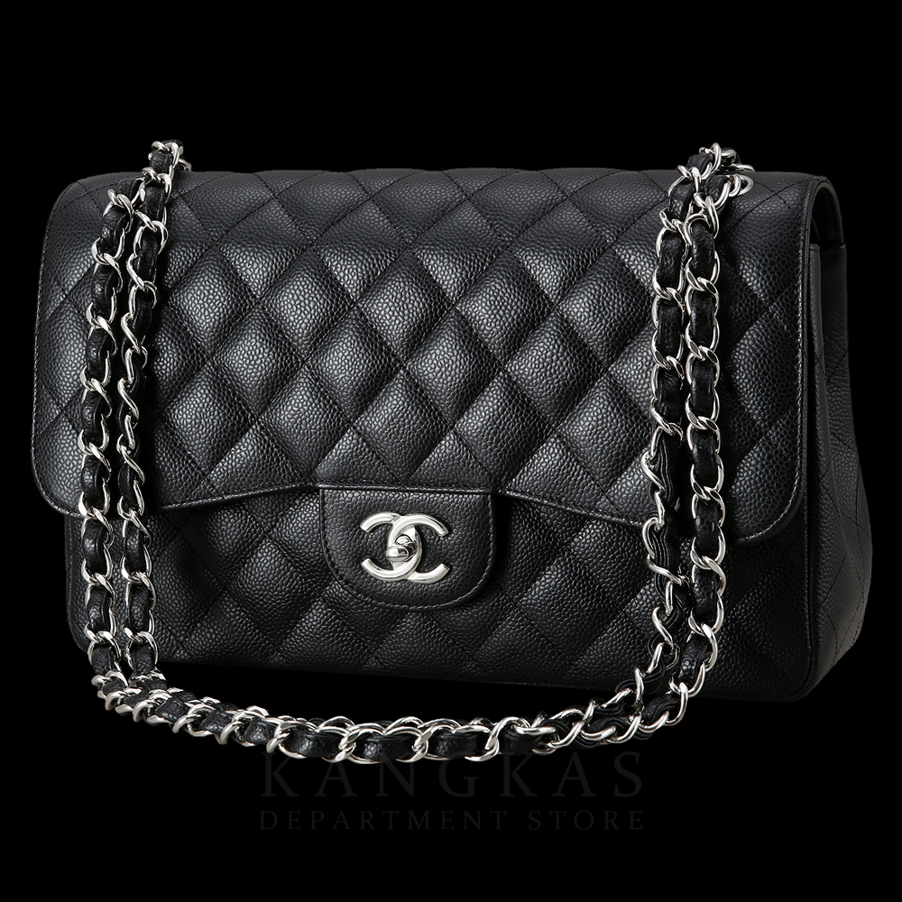 CHANEL(USED)샤넬 A58600 캐비어 클래식 라지 플랩백