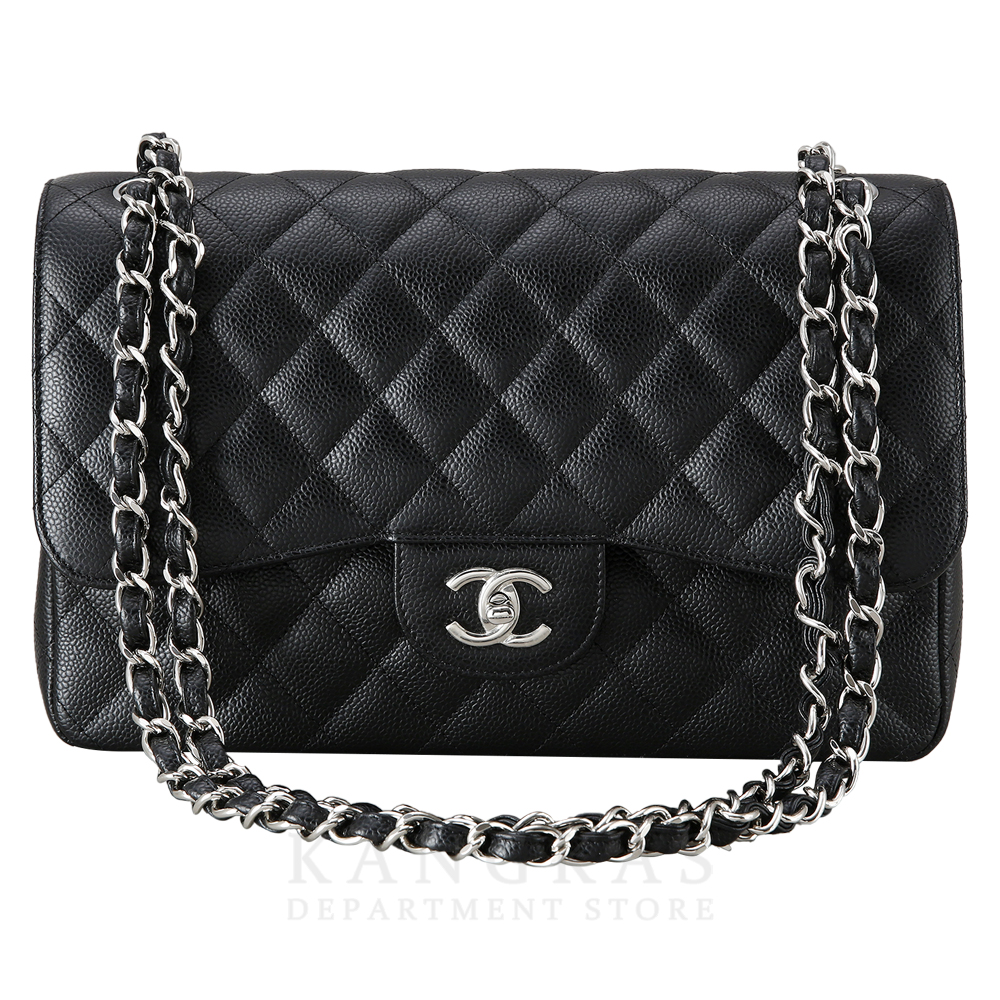 CHANEL(USED)샤넬 A58600 캐비어 클래식 라지 플랩백