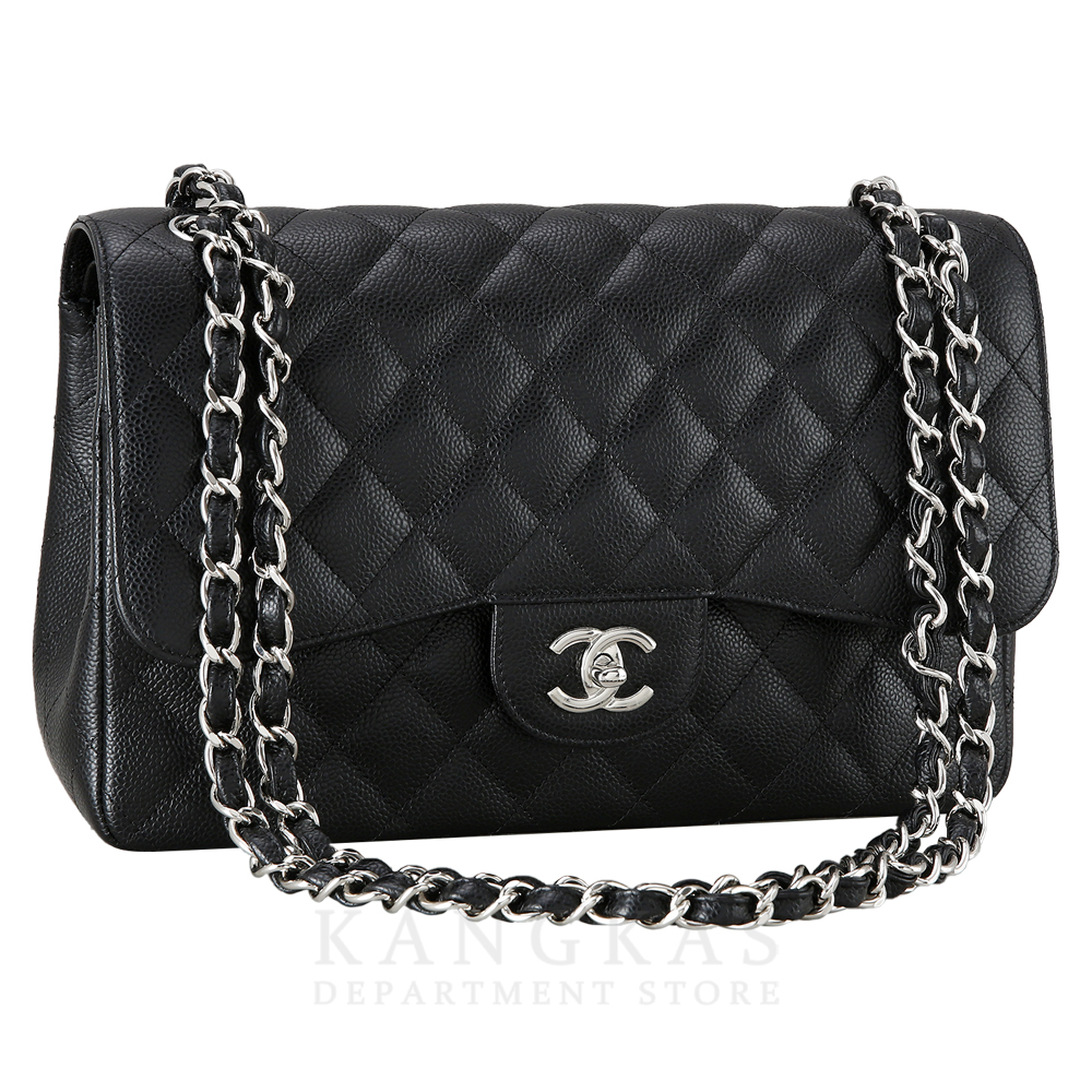 CHANEL(USED)샤넬 A58600 캐비어 클래식 라지 플랩백