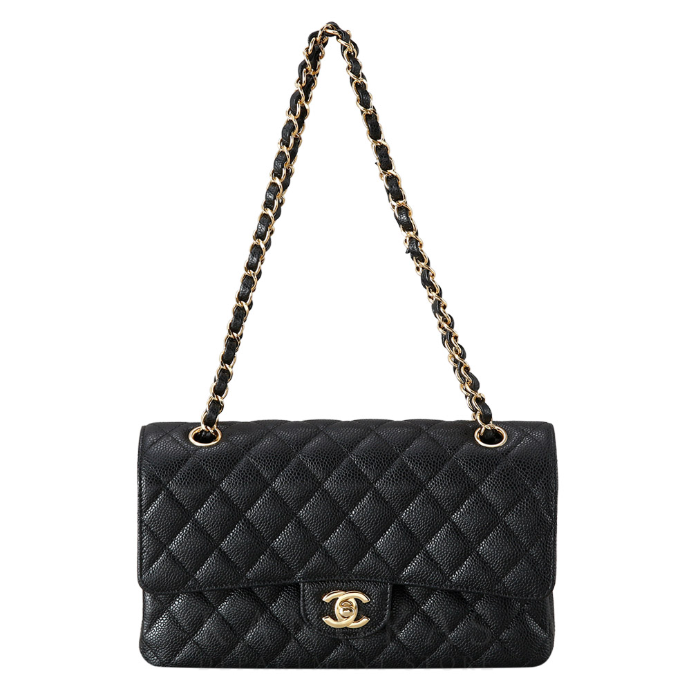 CHANEL(USED)샤넬 캐비어 클래식 미듐 플랩백