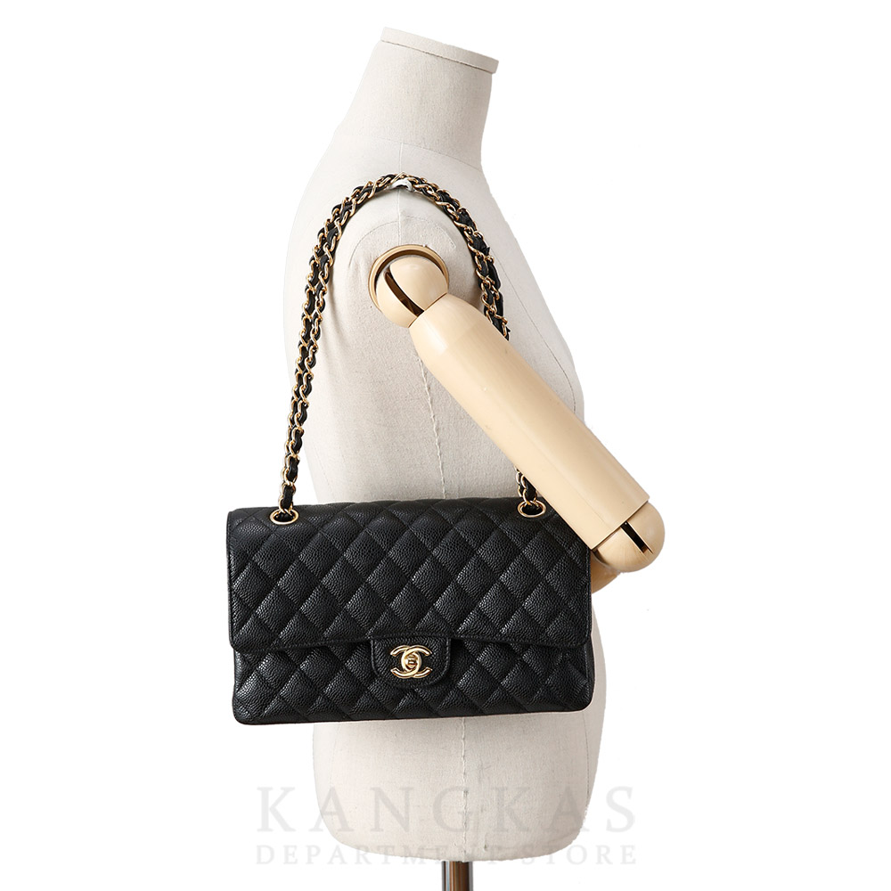 CHANEL(USED)샤넬 캐비어 클래식 미듐 플랩백