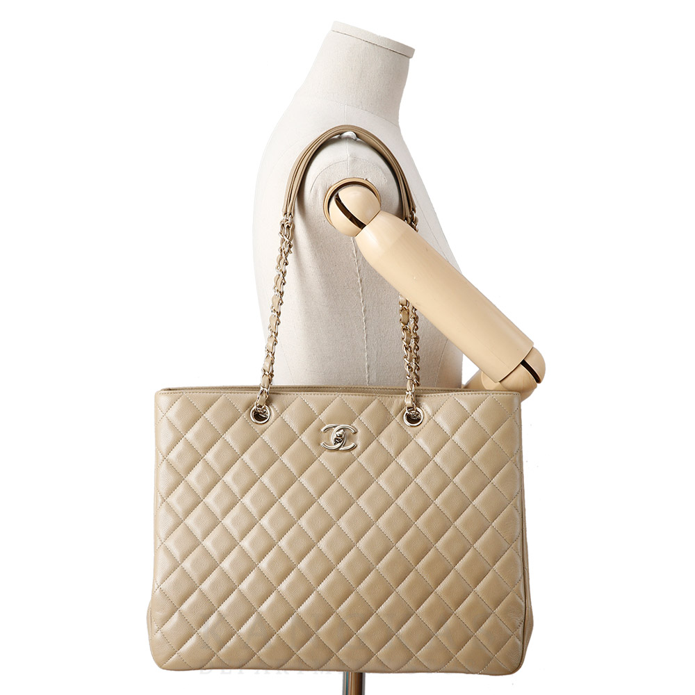 CHANEL(USED)샤넬 A91046 캐비어 타임리스 쇼퍼백