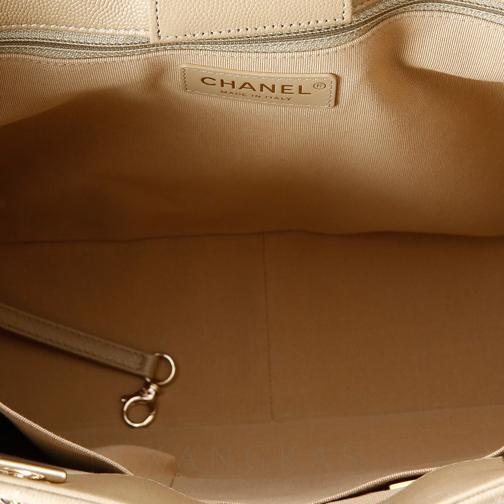 CHANEL(USED)샤넬 A91046 캐비어 타임리스 쇼퍼백