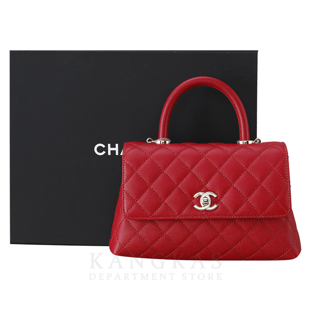 CHANEL(USED)샤넬 A92990 캐비어 코코핸들